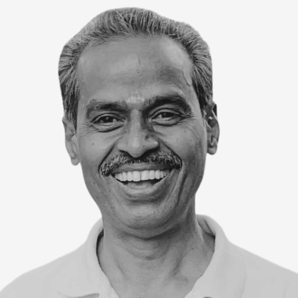 Portrait of Mani Thyagarajan, Business and Growth Advisor, smiling and representing experience, guidance, and strategic leadership